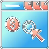 Pay Per Click Vector Icon