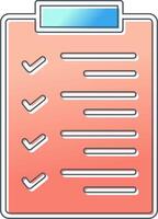 Clipboard Vector Icon