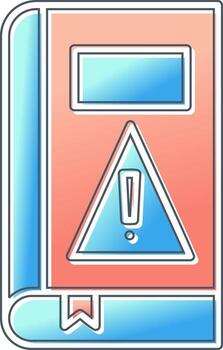 Book Alert Vector Icon