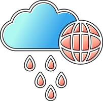 World Rainy day Vector Icon