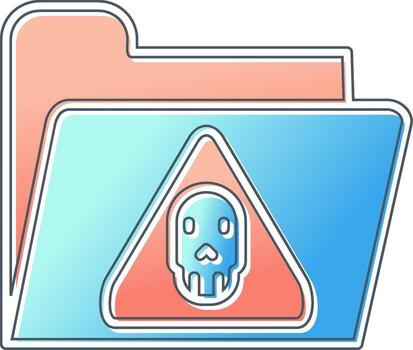icono de vector de carpeta