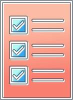 Check List Vector Icon