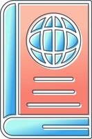 World Book Vector Icon