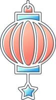 Chinese Lantern Vector Icon