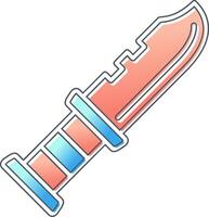 Military Knife Vector Icon