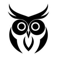 AI generated Simple Owl Logo. Vector Illustration