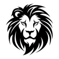 ai generado sencillo león logo. vector ilustración
