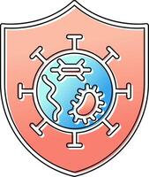 Germs Protected Vector Icon