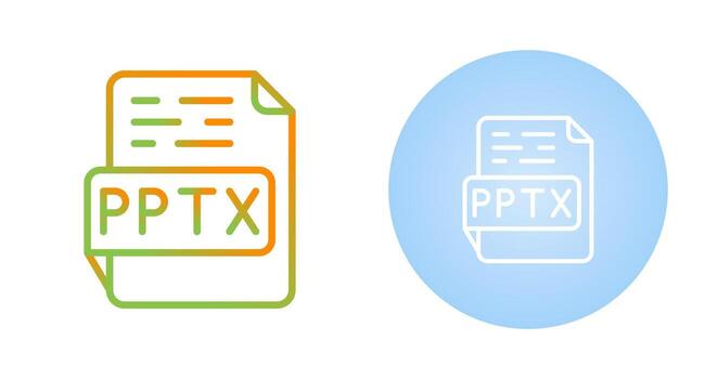 PPTX Vector Icon