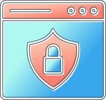 Web Security Vector Icon