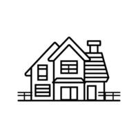 Real Estate Simple Thin Line Vector Web Icon