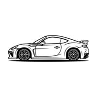 deporte coche logo vector ilustración