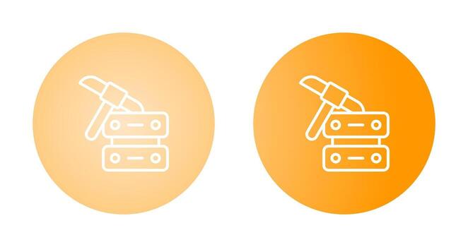 icono de vector de minería de datos