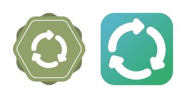 Recycling symbol Vector Icon