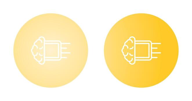 icono de vector de aprendizaje automático