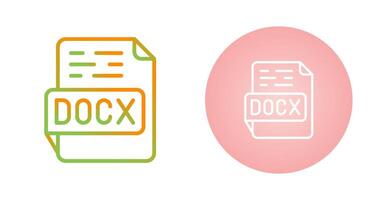 icono de vector docx