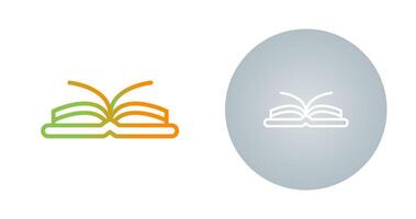 Open Book Vector Icon