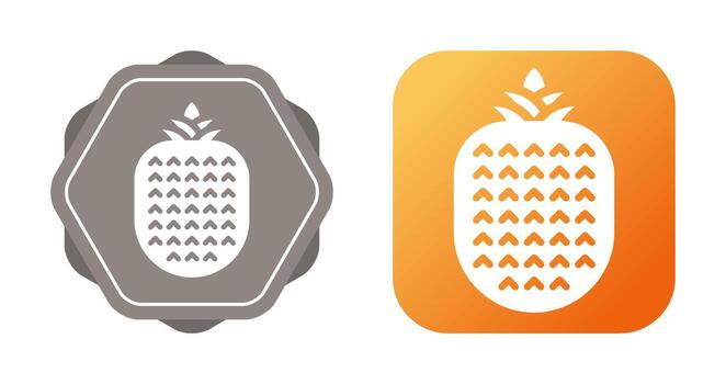 icono de vector de piña