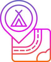 Caming Line Two Color Icon vector