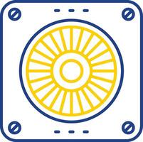 Extractor Line Two Color Icon vector