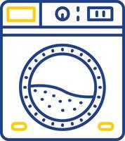 Laundry Line Two Color Icon vector