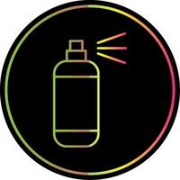 Spray Paint Line Gradient Due Color Icon vector