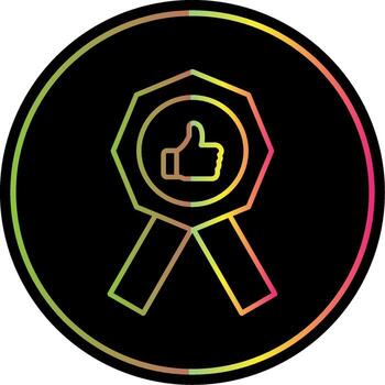 Premium Quality Line Gradient Due Color Icon vector