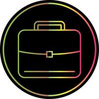 Briefcase Line Gradient Due Color Icon vector