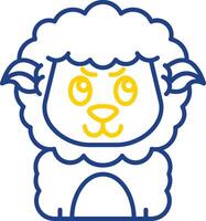 Envy Line Two Color  Icon vector
