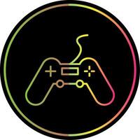 Gaming Line Gradient Due Color Icon vector