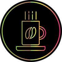 Coffee Mug Line Gradient Due Color Icon vector