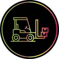 ForkLifter Line Gradient Due Color Icon vector