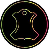 Leather Line Gradient Due Color Icon vector