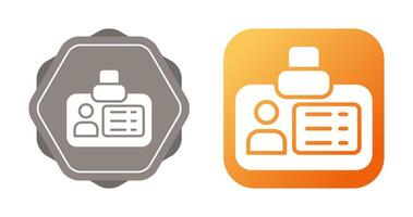 Id Card Vector Icon