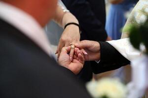 Boda anillo, celebracion de Boda o compromiso antecedentes foto