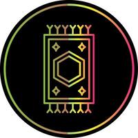 Carpet Line Gradient Due Color Icon vector