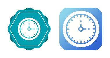 Clock Three Vector Icon