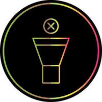 Mute Line Gradient Due Color Icon vector