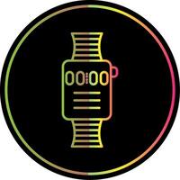 Smart Watch Line Gradient Due Color Icon vector