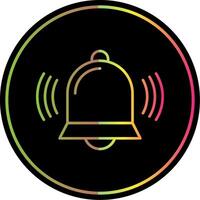 Bell Line Gradient Due Color Icon vector