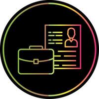 Suitcase Line Red Circle Icon vector