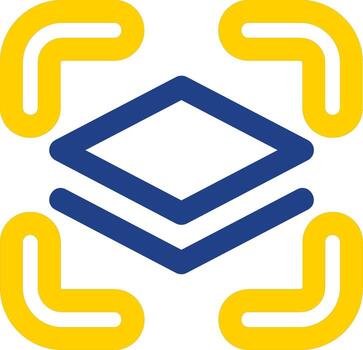 Show layer Line Two Color  Icon vector