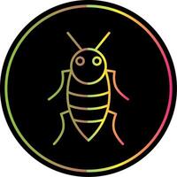 Insect Line Gradient Due Color Icon vector