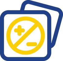 Image brightness Line Two Color Icon vector