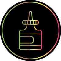 Glue Line Gradient Due Color Icon vector