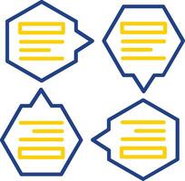 Infographic Line Two Color  Icon vector