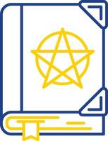Spell Line Two Color Icon vector
