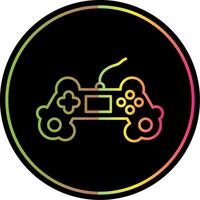 Gaming Line Gradient Due Color Icon vector