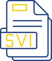 Svi Line Two Color Icon vector