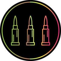 Bullets Line Red Circle Icon vector